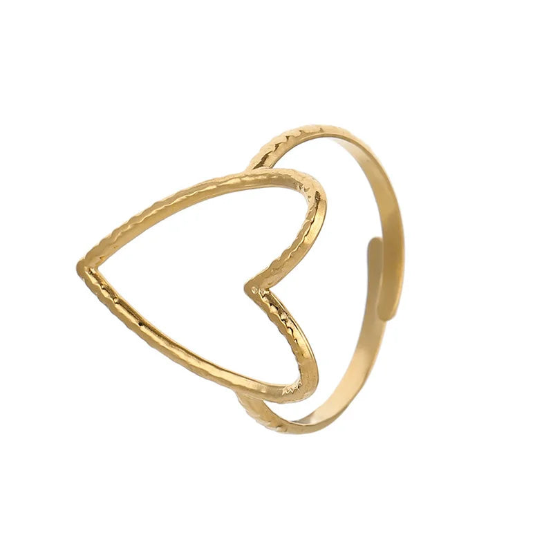 Geometric Statement Rings Set (2pcs)