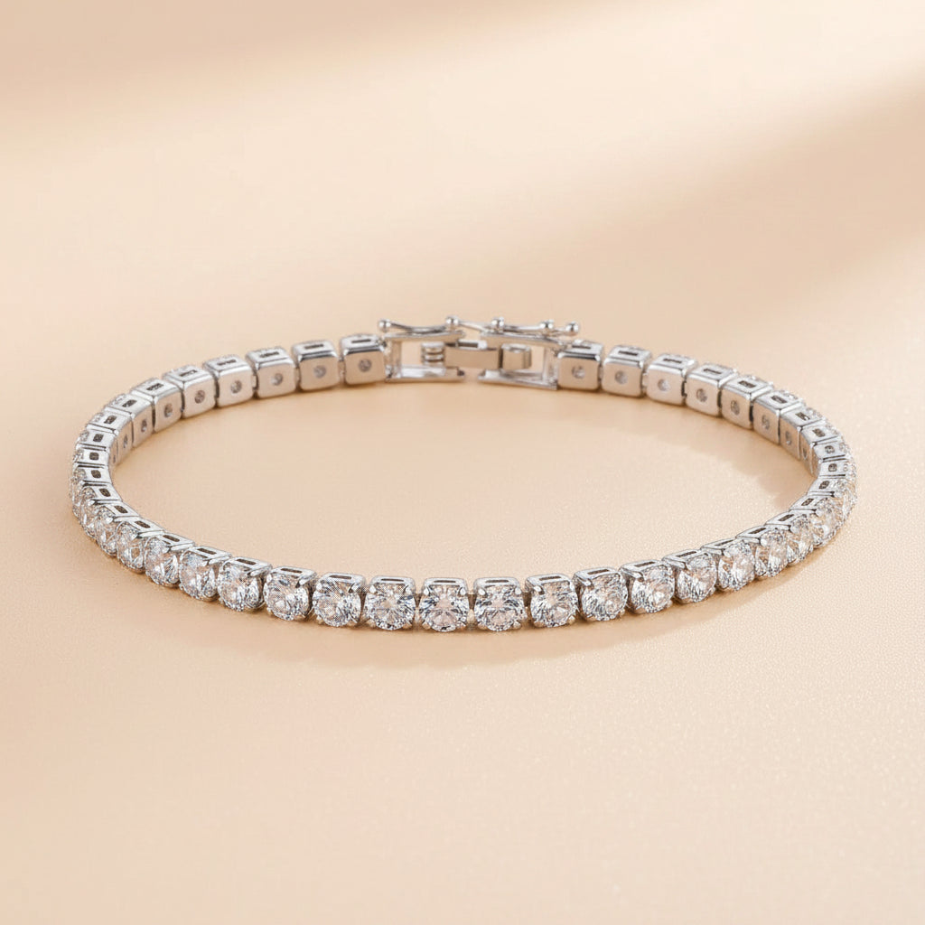 Crystal Zirconia Tennis Bracelet – 4mm
