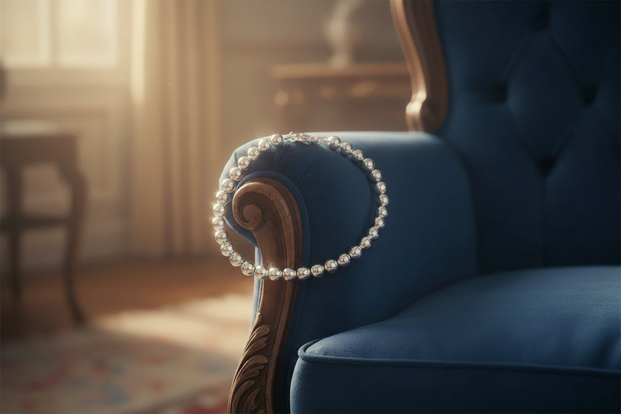 Minimalist Silver Ball Chain Bracelet