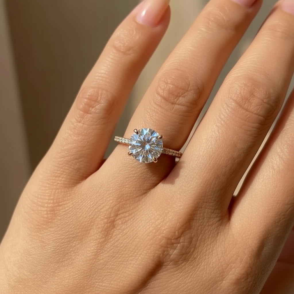 925 Silver Anniversary Zircon Ring