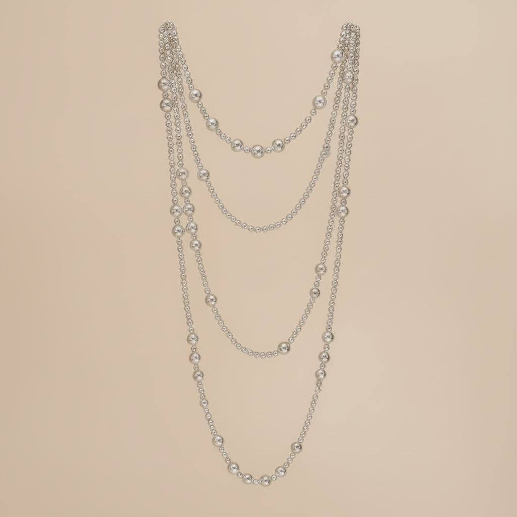 Vintage Multi-Layer Pearl Necklace