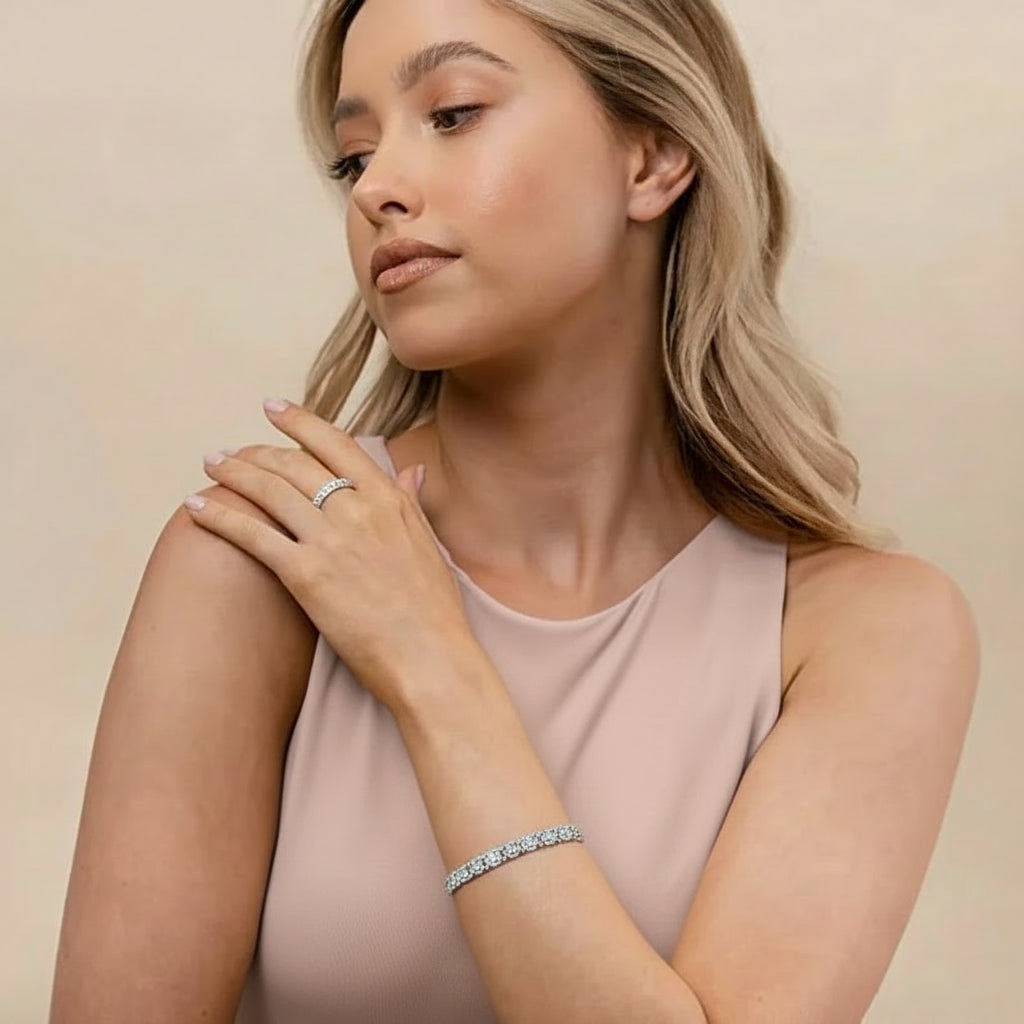 Crystal Zirconia Tennis Bracelet – 4mm