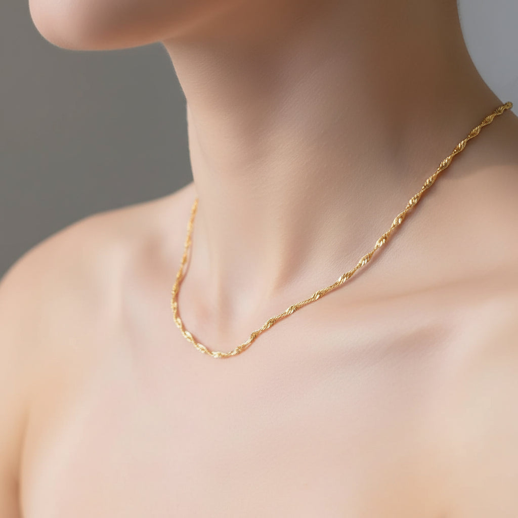 Minimalist Gold Chain Necklace