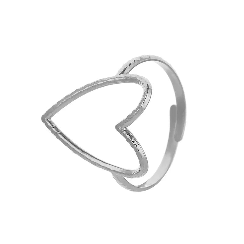 Geometric Statement Rings Set (2pcs)