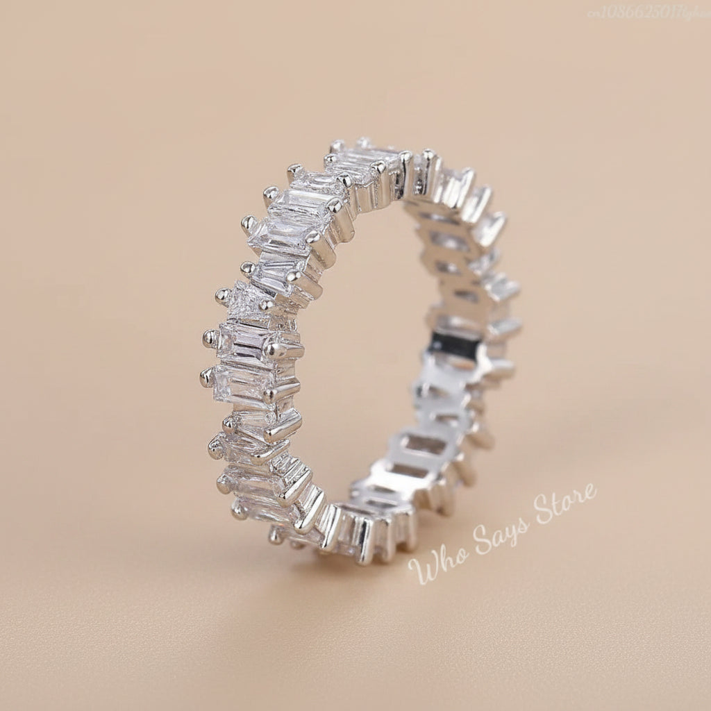 Sparkling Zircon Party Ring